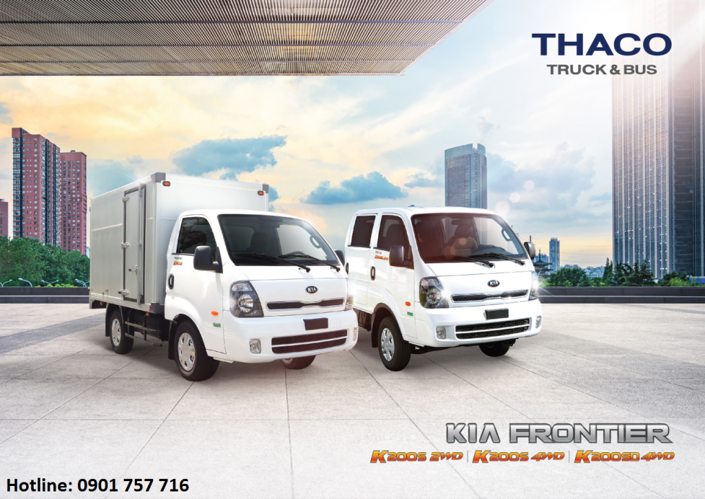 Xe tải Kia K200s mui bạt