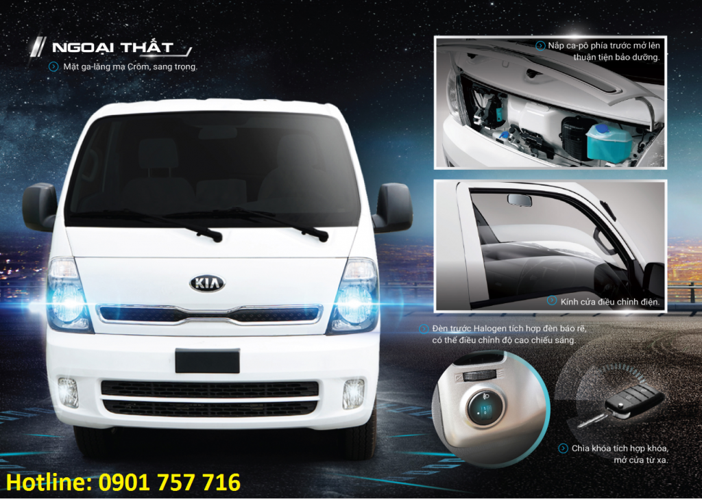 Xe tải Kia K200s mui bạt