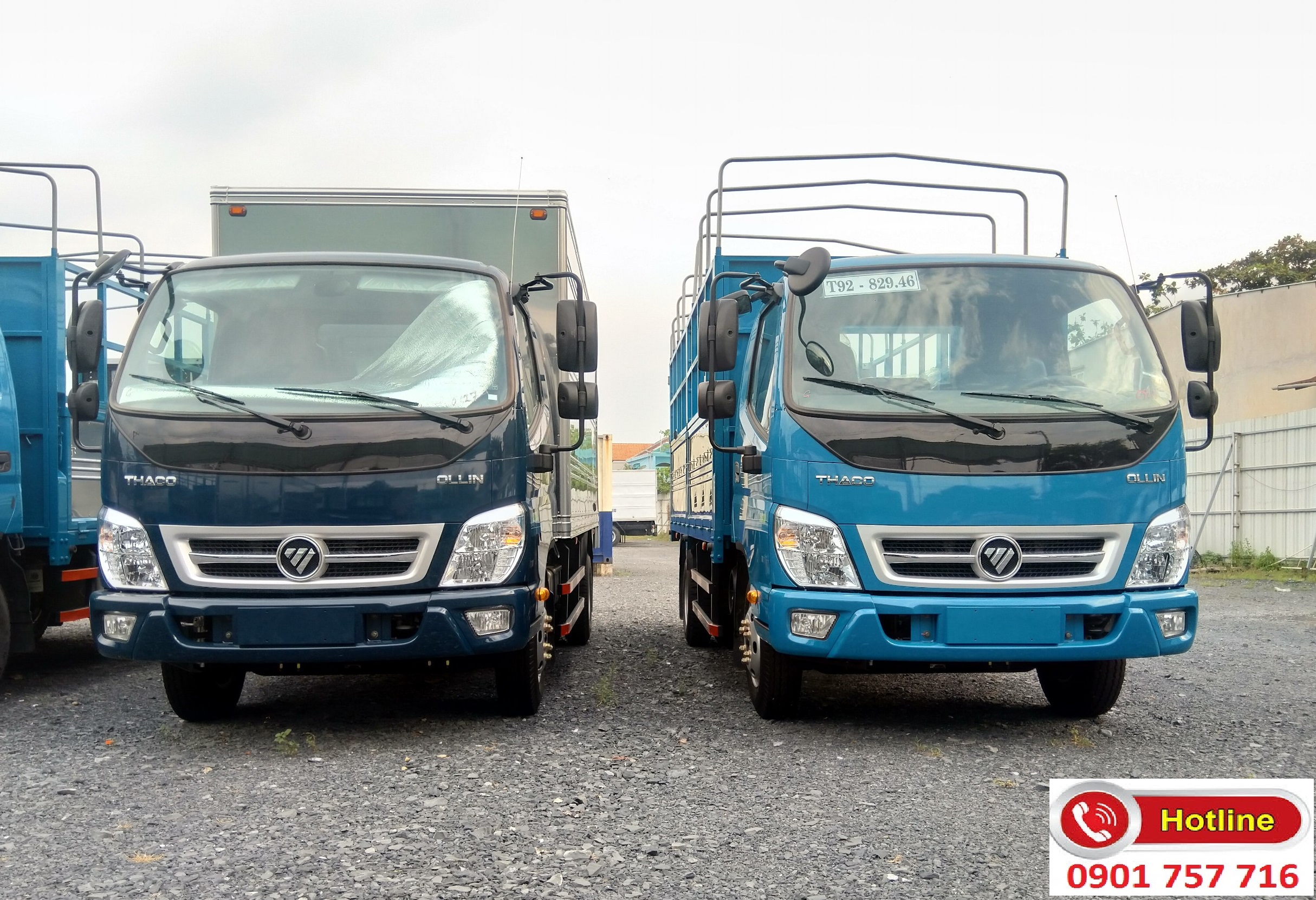 XE TẢI OLLIN 3T5 THÙNG KÍN - THACO OLLIN 700 - Ảnh 3