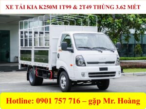 GIÁ KIA K250M THÙNG BẠT
