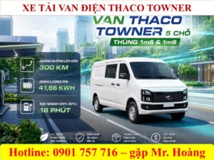 XE ĐIỆN VAN THACO 5 CHỖ