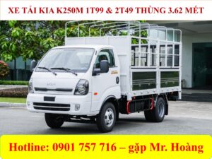 XE TẢI KIA K250M THÙNG BẠT