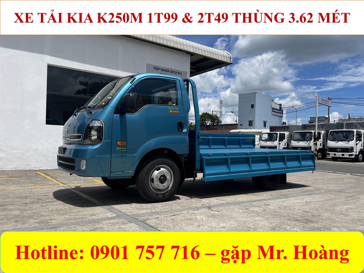 XE TẢI KIA K250M THÙNG LỬNG
