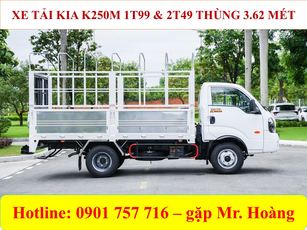 XE TẢI KIA K250M THÙNG MUI BẠT